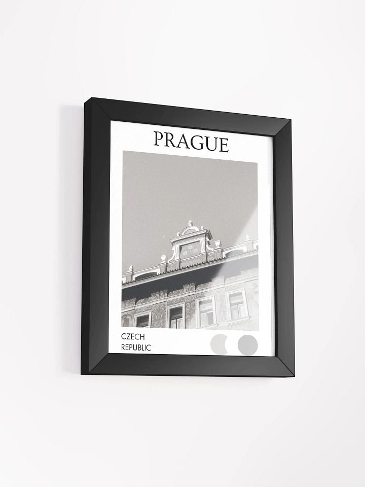 Buildings of Prague III - Black & White / Framed product image (2)