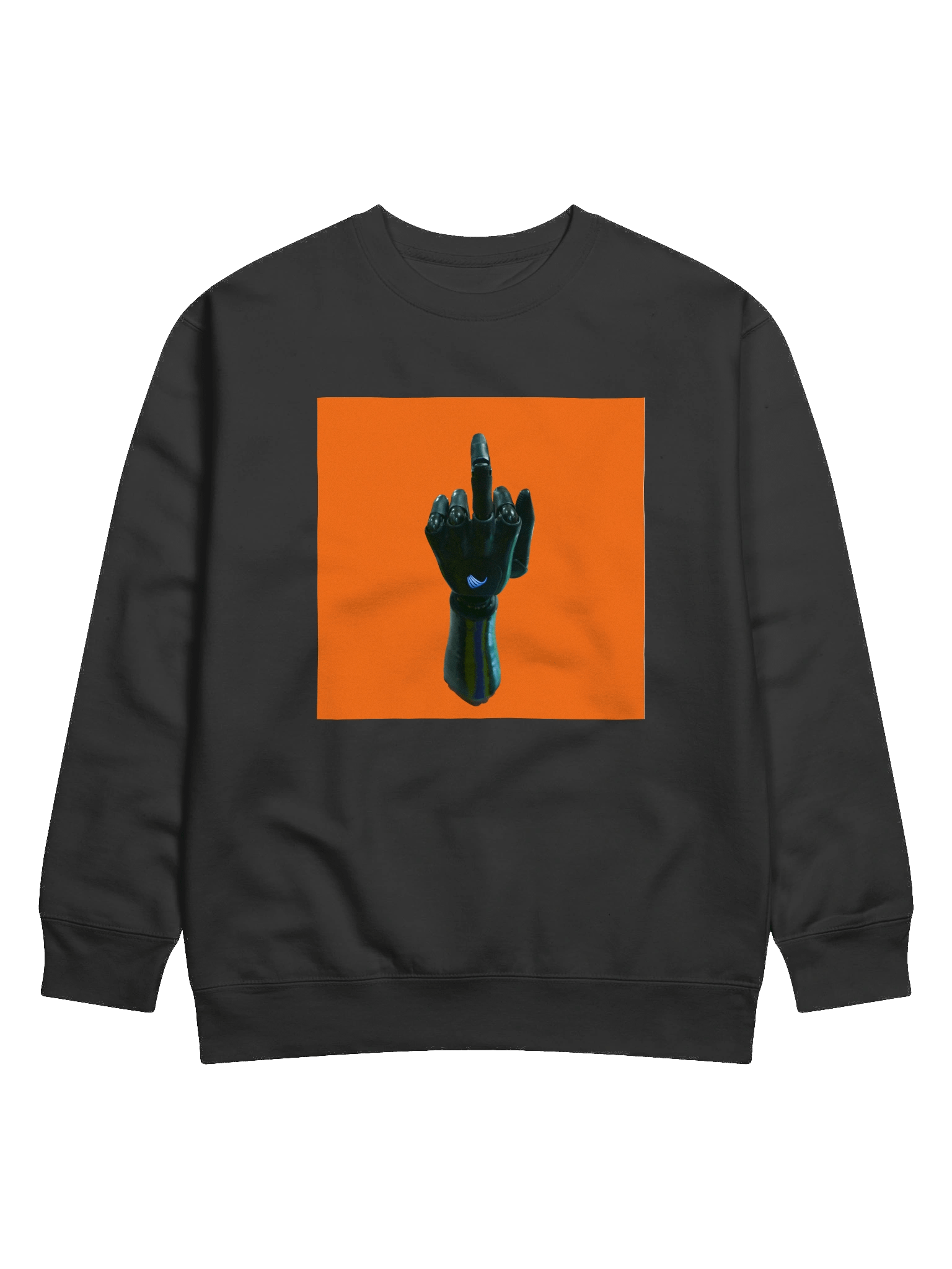 Middle finger premium sweater - black product image (1)