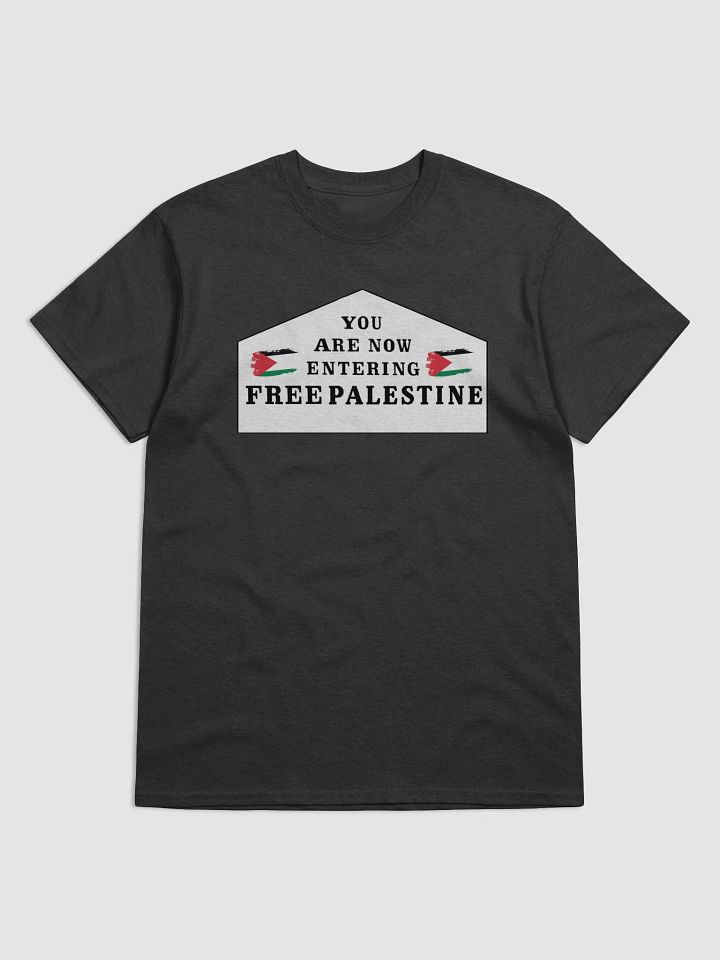 You Are Now Entering Free Palestine Classic T-Shirt [Fundraiser] product image (1)