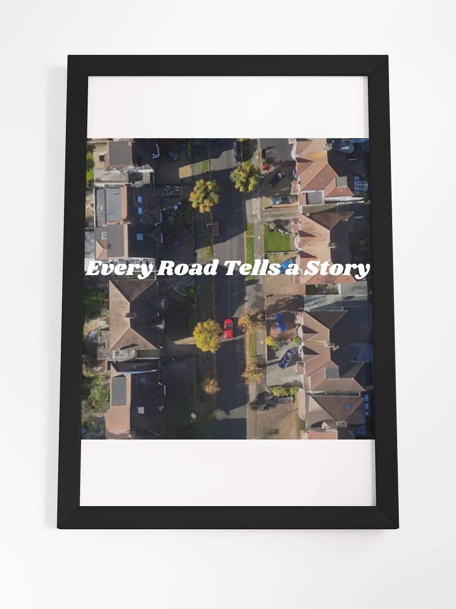 Wall Art Passing Near Beautiful City Framed High-Quality Matte Poster (in) product image (4)