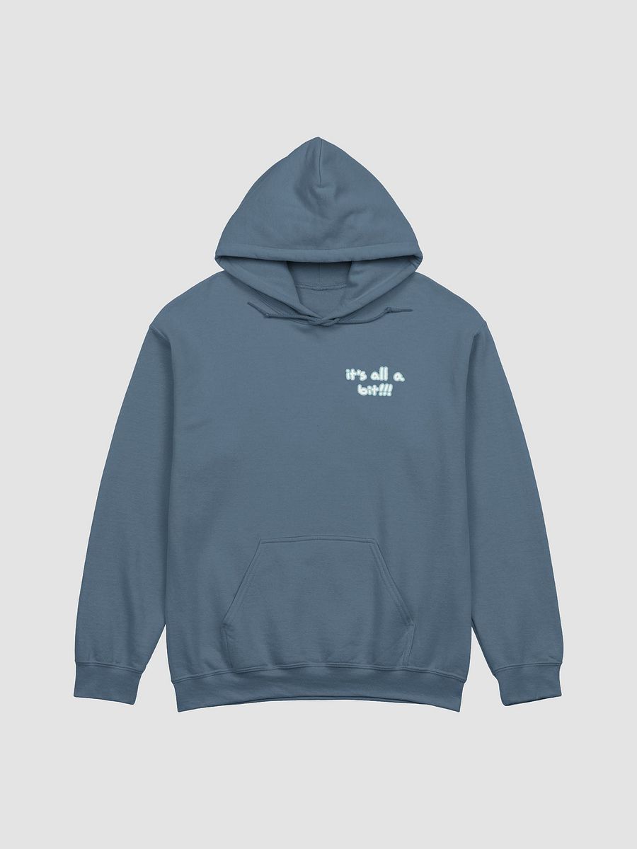 “It’s all a bit!!!” (sm. lined design, #A8D7D8) classic hoodie product image (32)