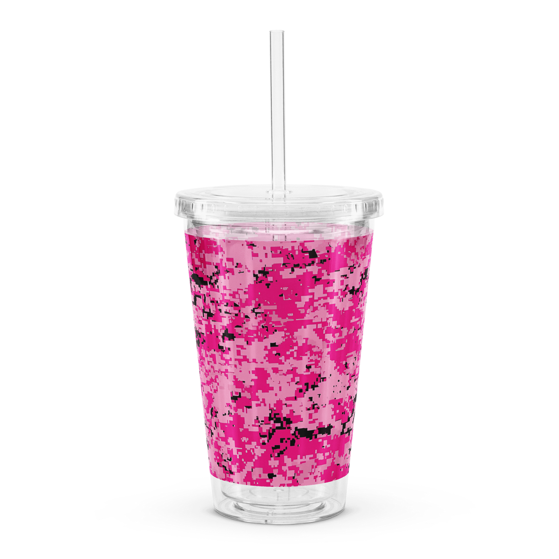 Pixelated Pink Camo Double Wall Tumbler product image (1)