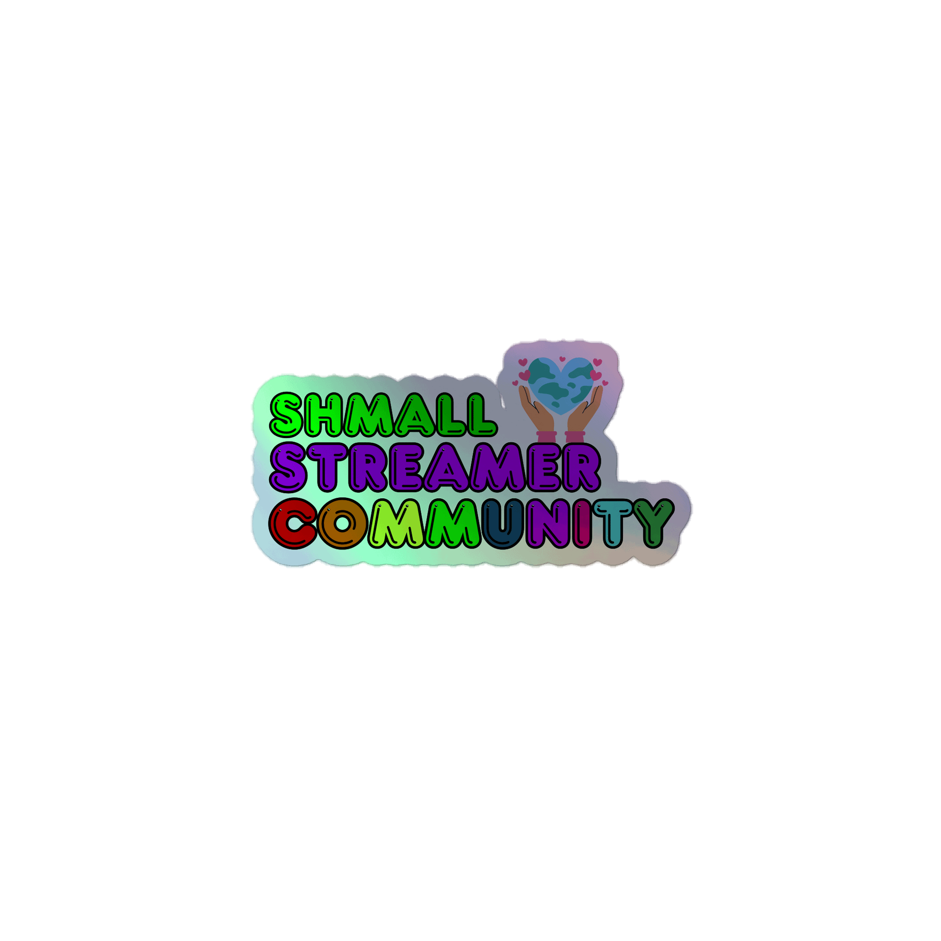 Global Love Holographic Sticker Pack product image (1)