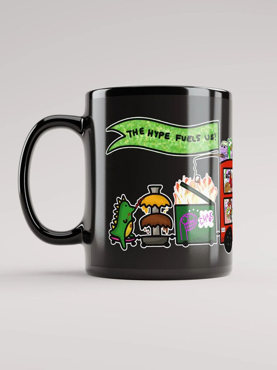 Dinosaur Streamfest Black Mug product image (3)