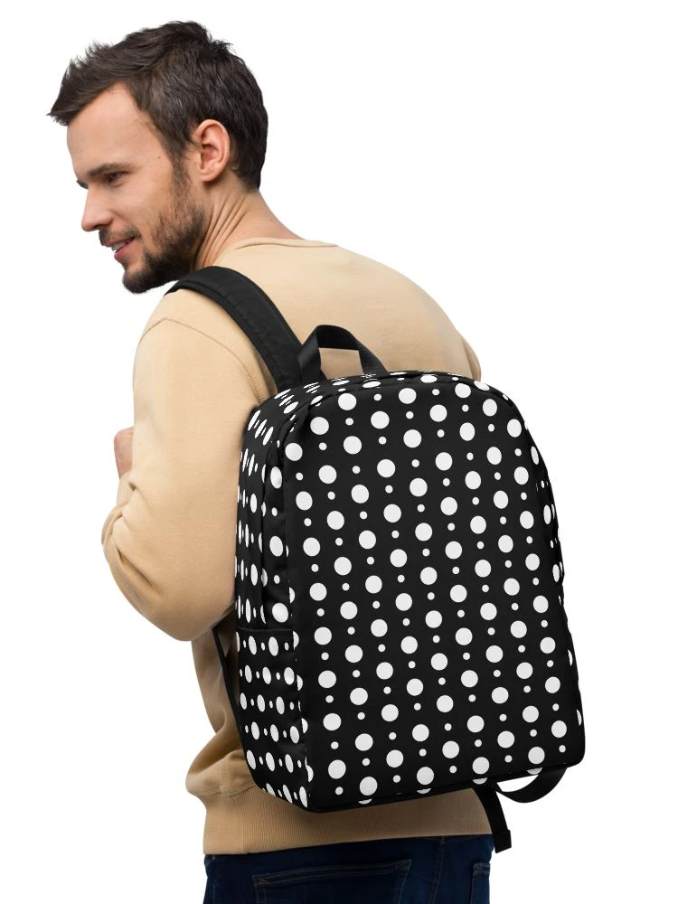 Monochrome Dot Minimalist Backpack product image (4)