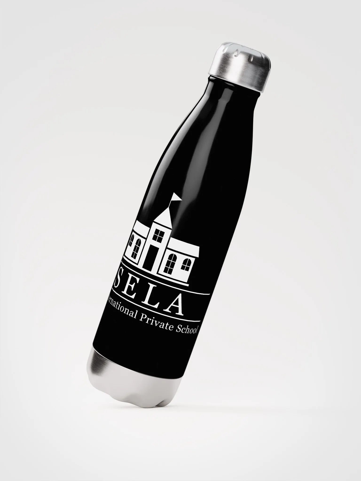 SELA Stainless Steel Water Bottle (black) product image (2)