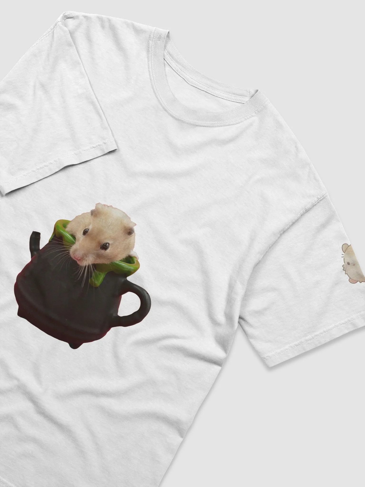 Cup of Cuteness: Hamster in a Cup T-Shirt product image (43)