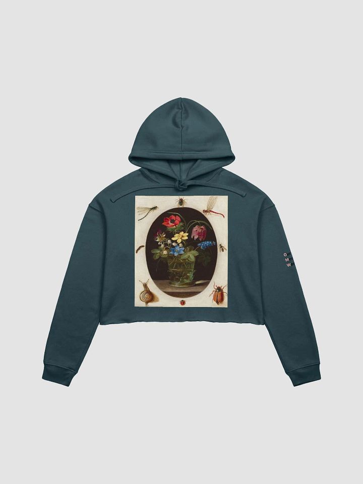 Flowers by Insects Crop Top Hoodie product image (4)