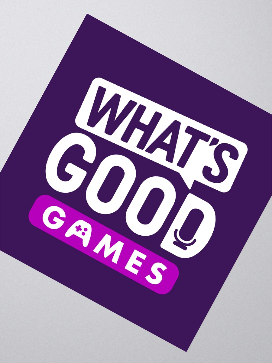 What's Good Games Logo Sticker product image (5)