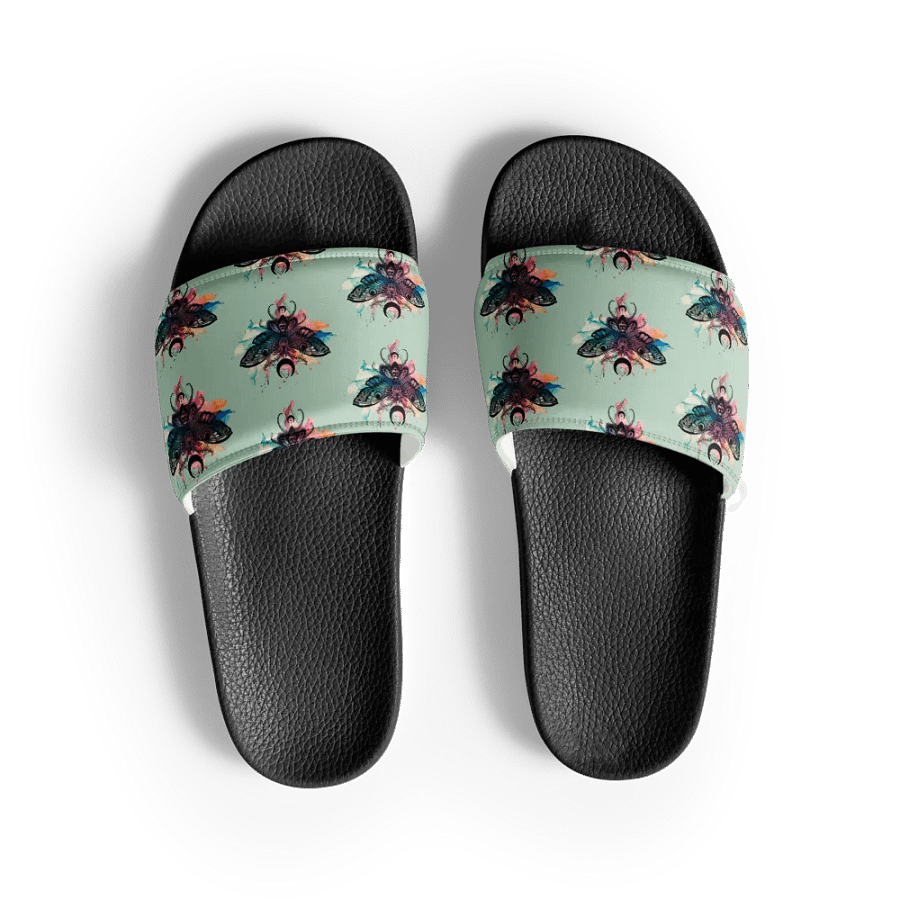 Skull Moth Comfort Women's Slides product image (1)