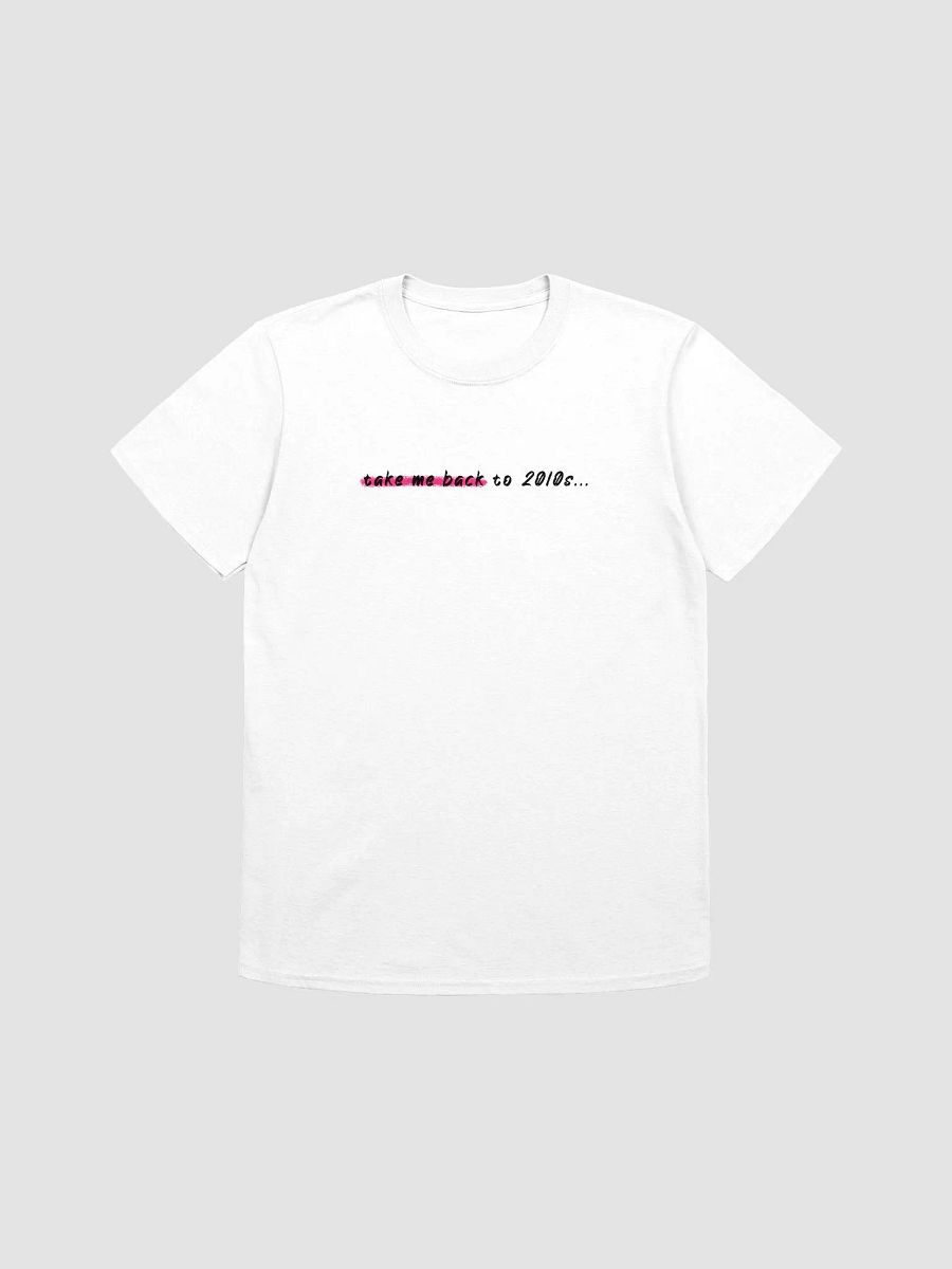 Take Me Back to 2010s Roseate T-Shirt (White) product image (5)