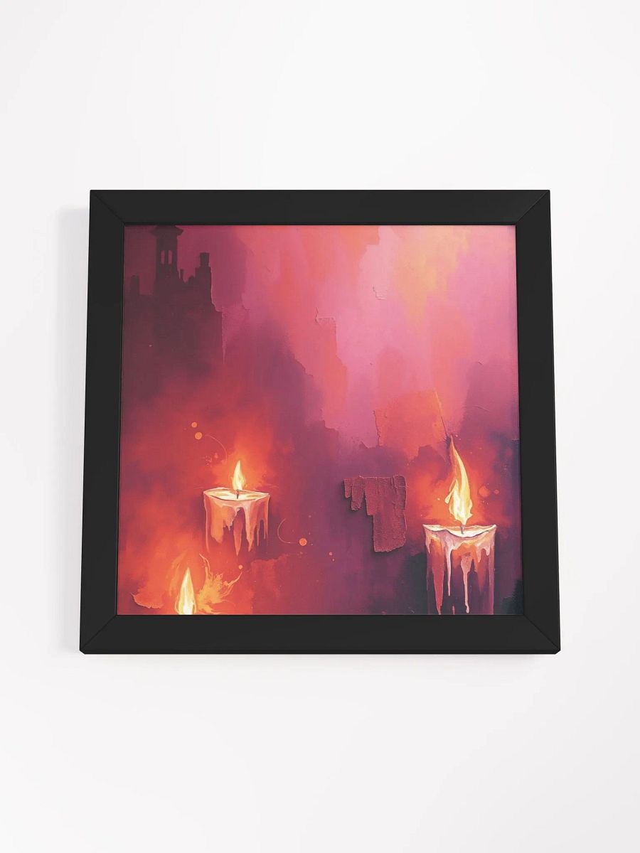 Abstract Candlelit Framed Print product image (20)