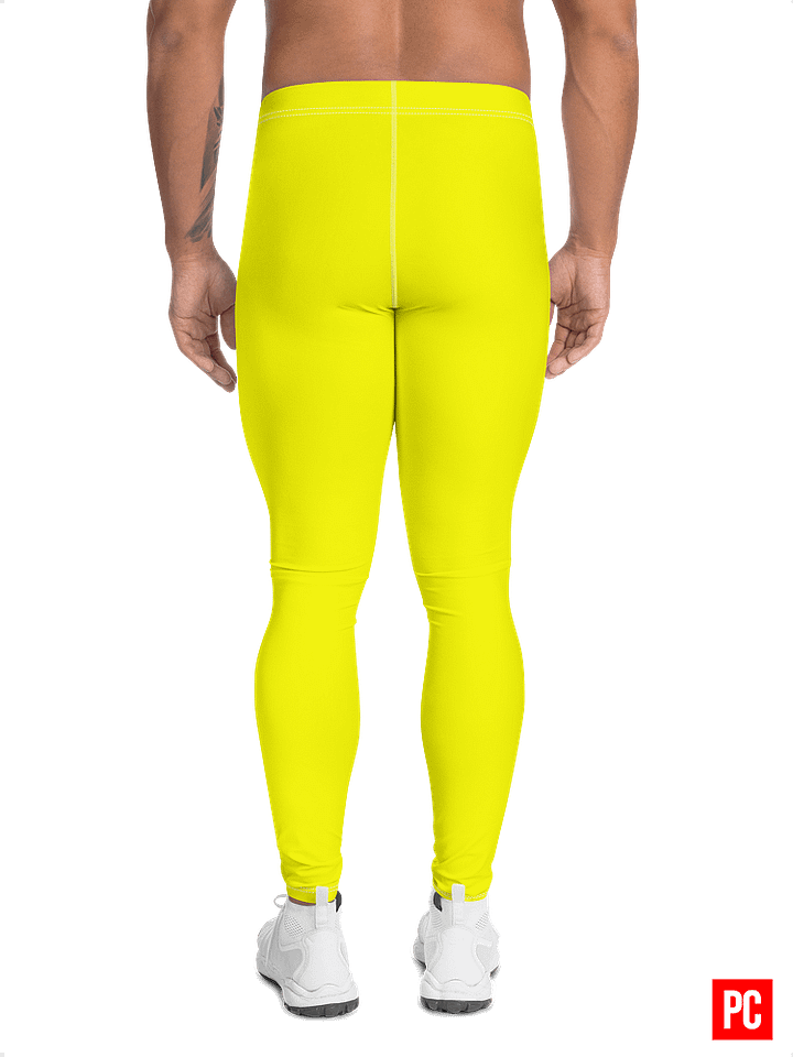 Men's Bright Yellow Leggings product image (2)