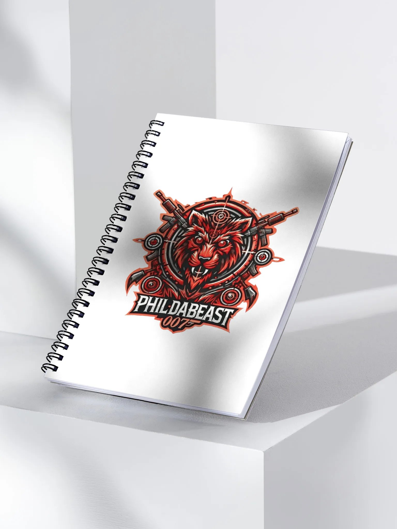 PHILDABEAST007 Symmetry Spiral Notebook product image (3)