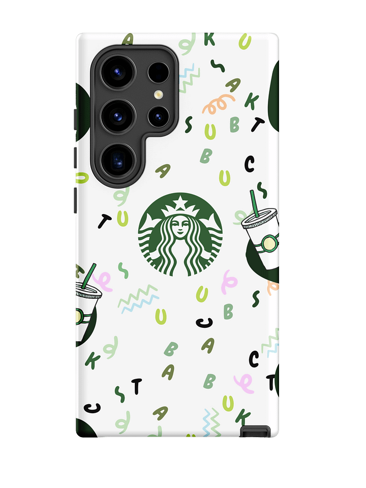 Starbucks Inspired Samsung Case I Aesthetic I Trending Coffee Lover Phone Cover I Wireless Charging Supported product image (1)