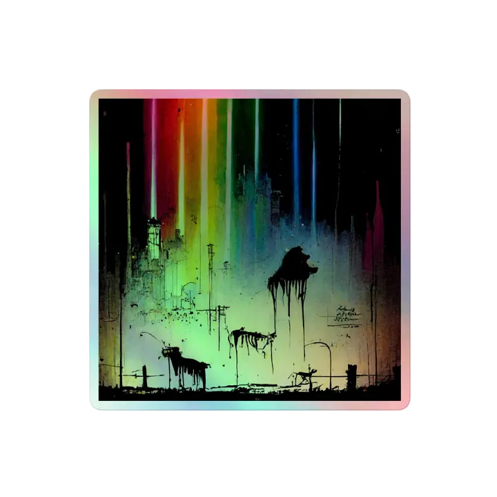 Dreamlike Spectrum Holographic Sticker Set product image (2)