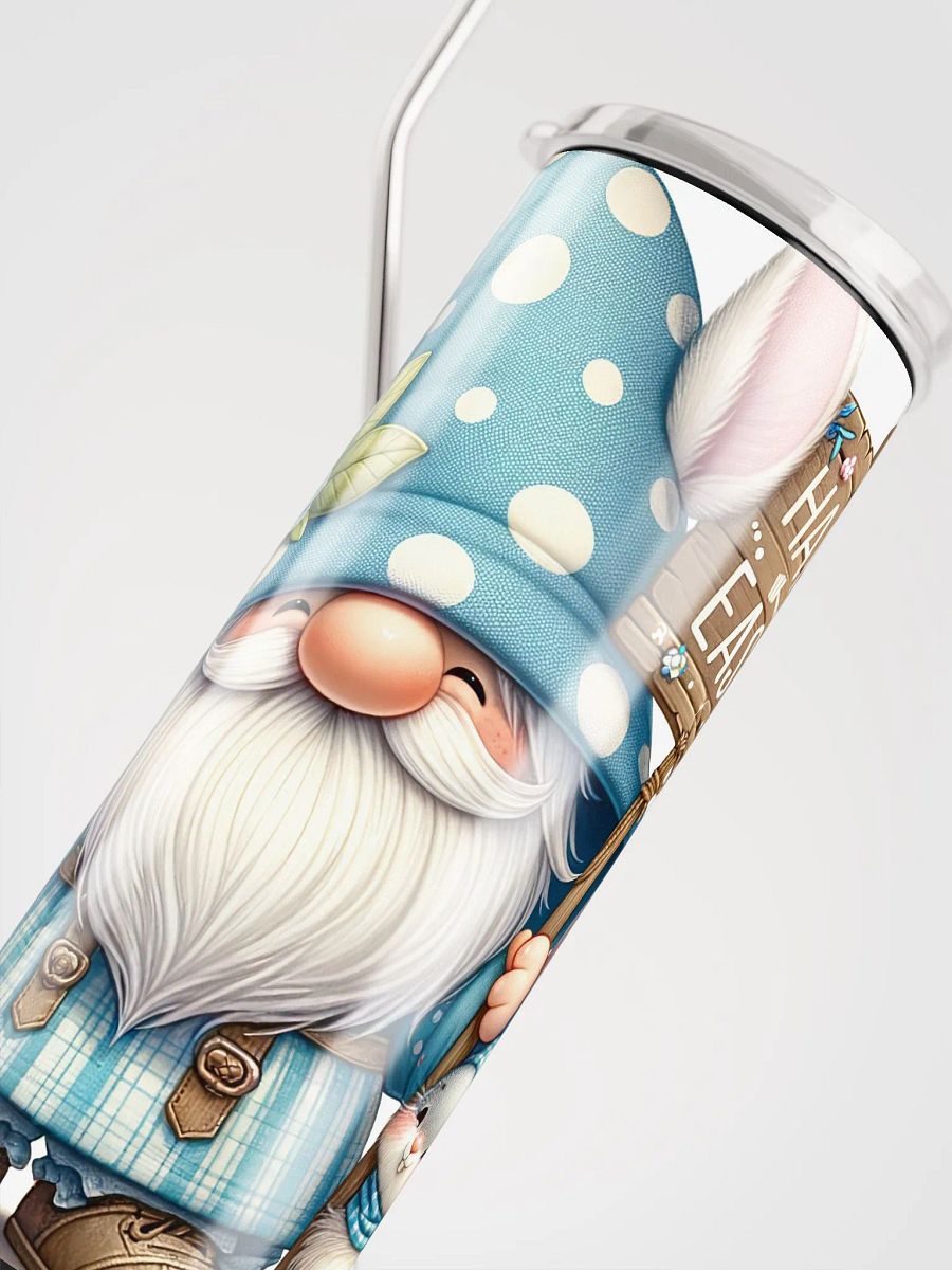 Whimsical Easter Gnome Stainless Steel Tumbler product image (9)