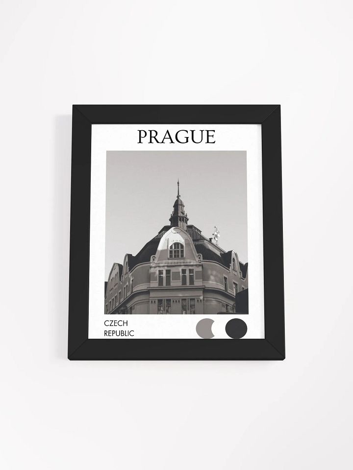 Buildings of Prague I - Black & White / Framed product image (1)