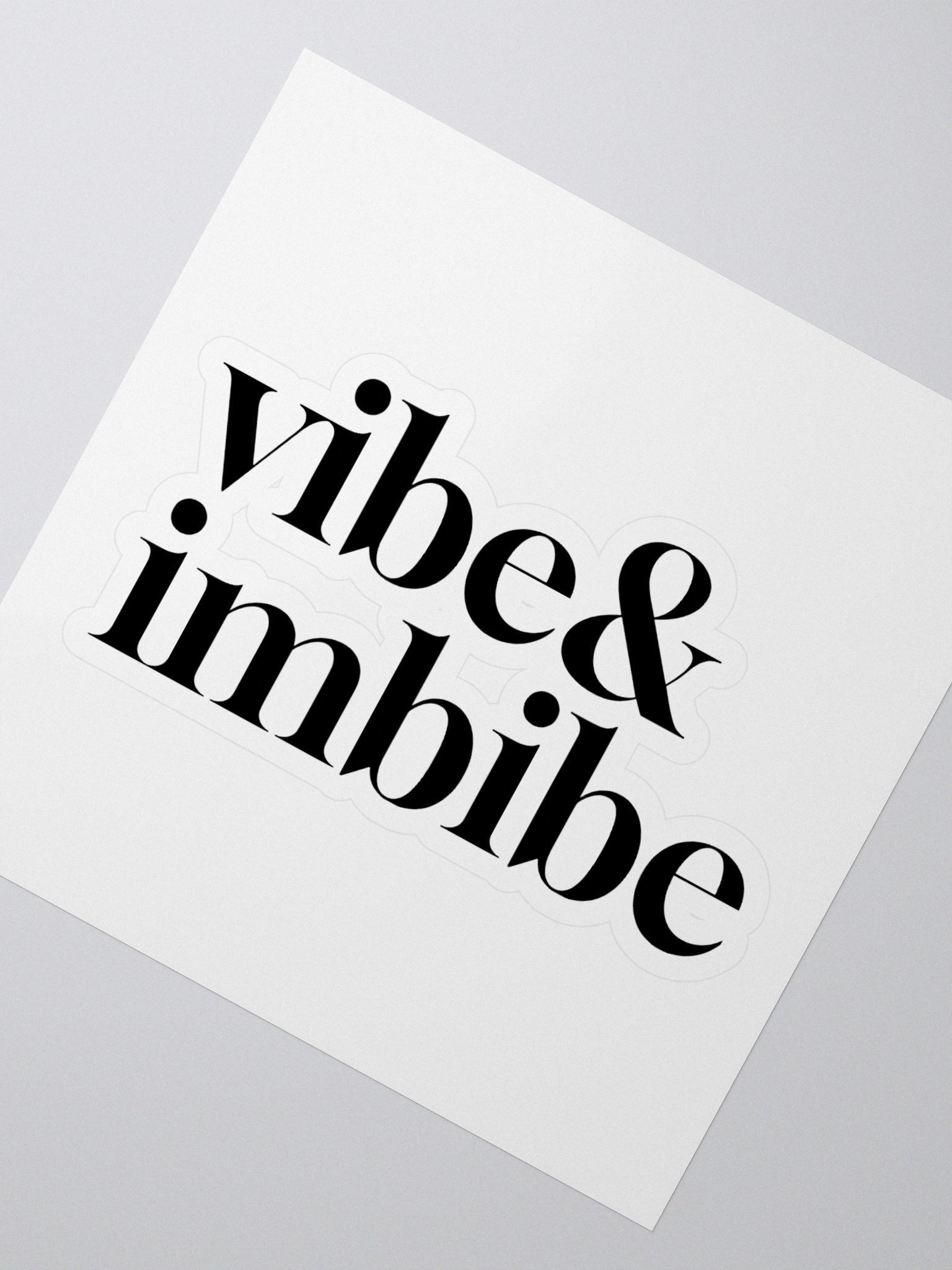 Vibe & Imbibe Sticker 1 product image (2)