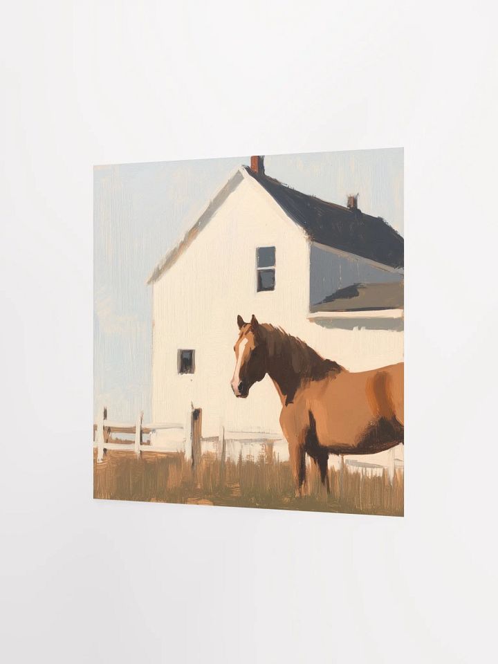 Modern Farmhouse: Brown Horse VII Art Print product image (8)