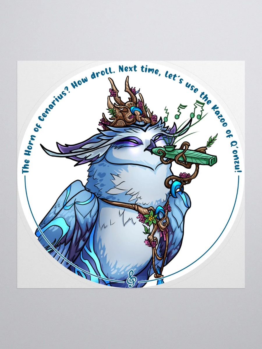 Kazoo of Q'onzu Sticker product image (1)