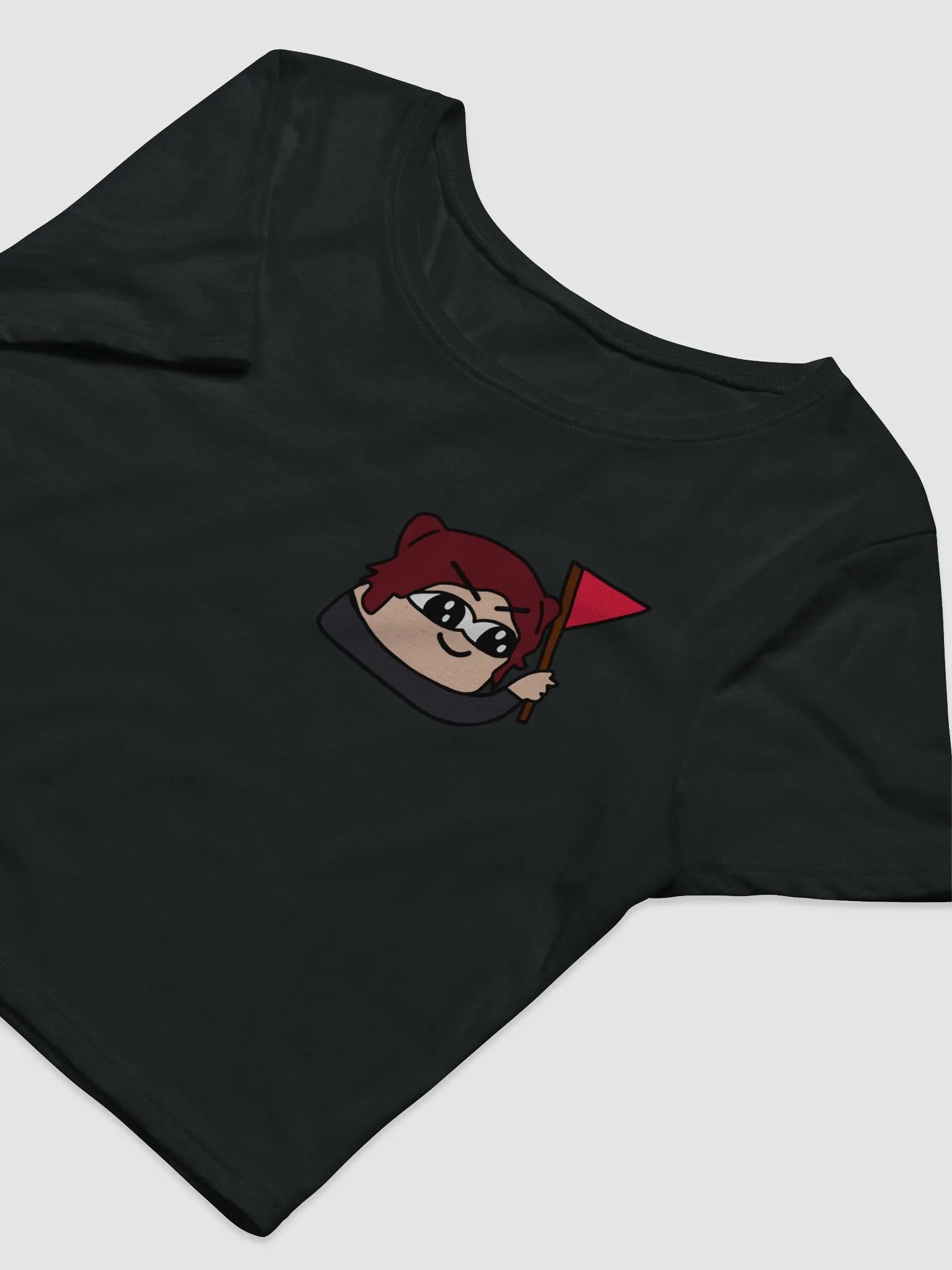 Tina Red Flag Crop Top product image (5)