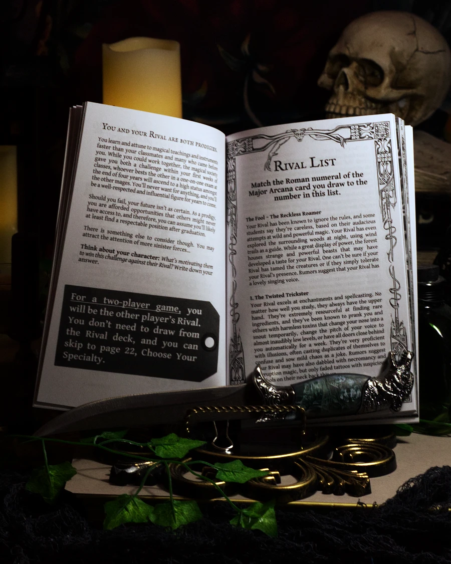Tangled Blessings: A 1-2 Player Magical School Horror Tabletop RPG product image (2)
