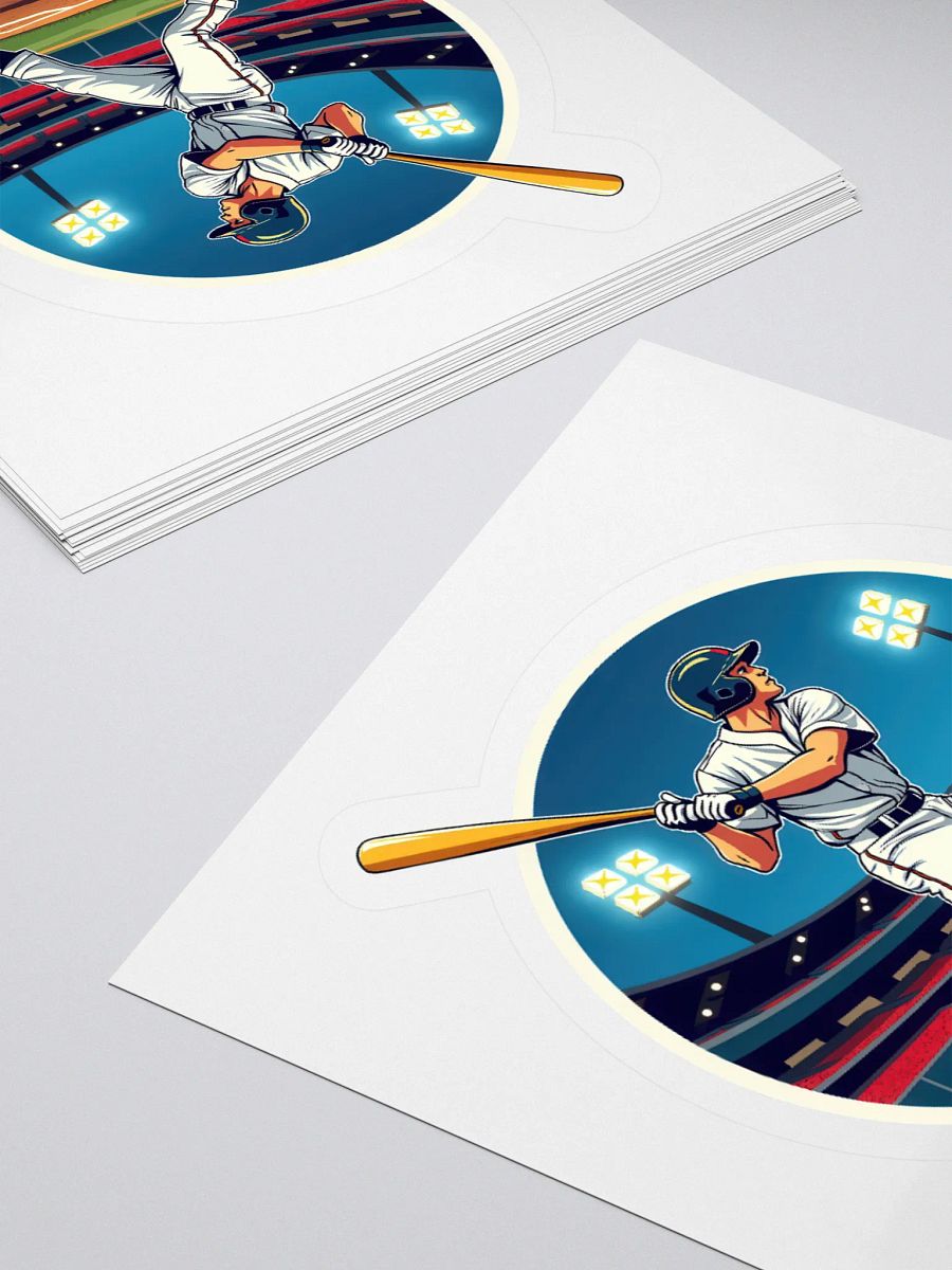 Grand Slam Baseball Player Sticker Set product image (4)