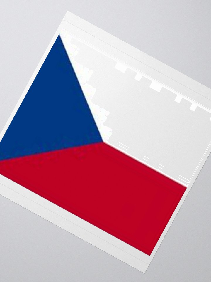 Czech Republic Flag Sticker | Red White Blue Design | Durable Vinyl | 3 Sizes product image (6)