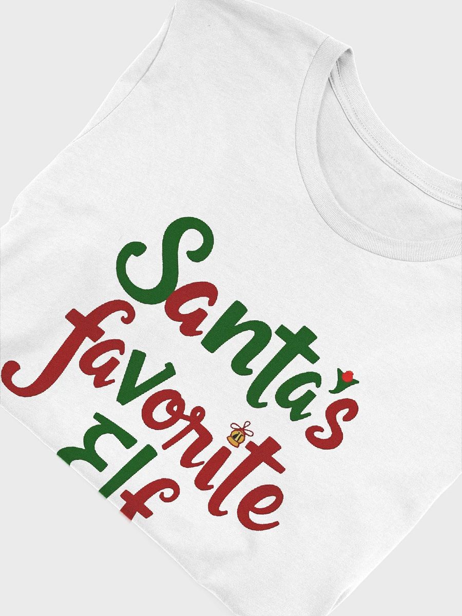 Santa's Favorite Elf Christmas T-Shirt product image (6)