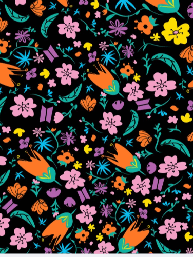 20 3d Seamless Pattern Floral Flowers Print product image (7)