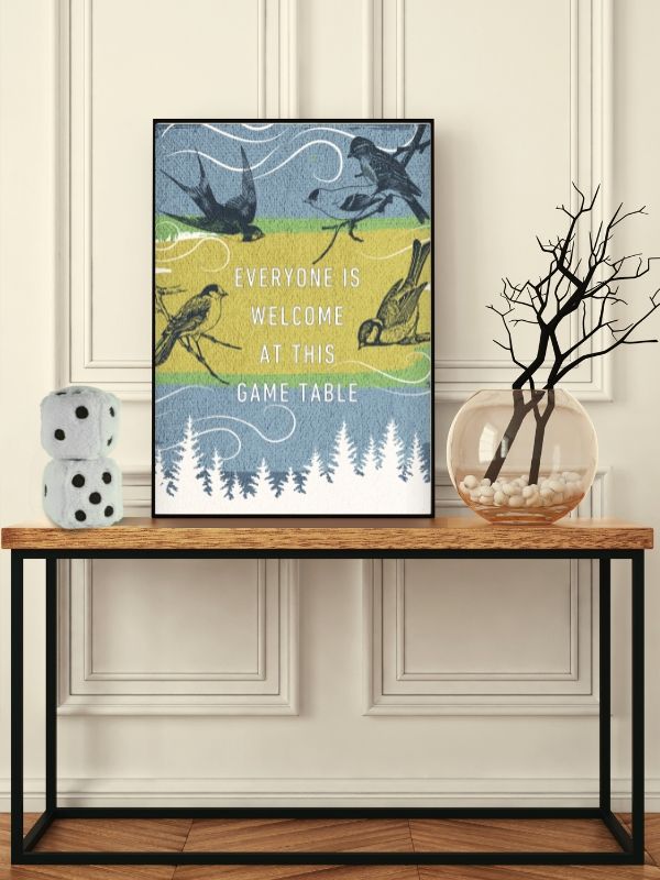 Wingspan Game Room Poster for Board Gamers - 18