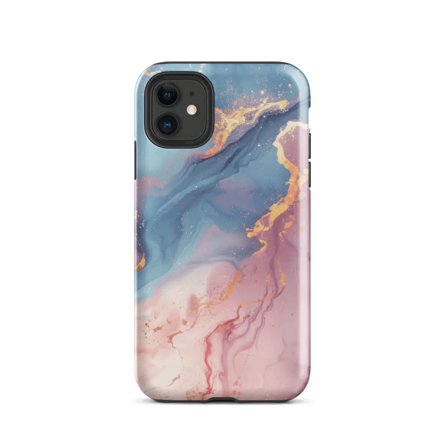Blue Sky Marble Tough iPhone Case product image (47)