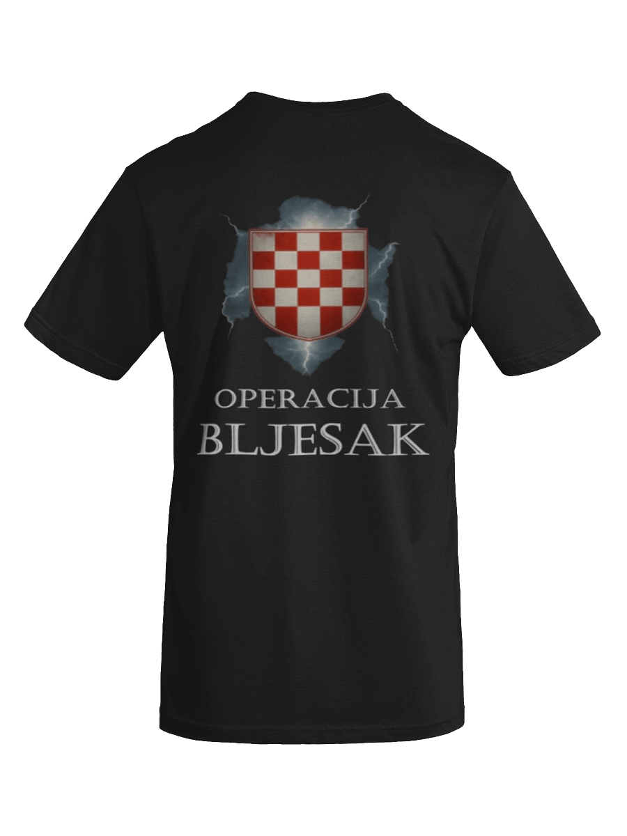 Crowned Patriot Streetwear Tee CRO ARMY BLJESAK product image (4)
