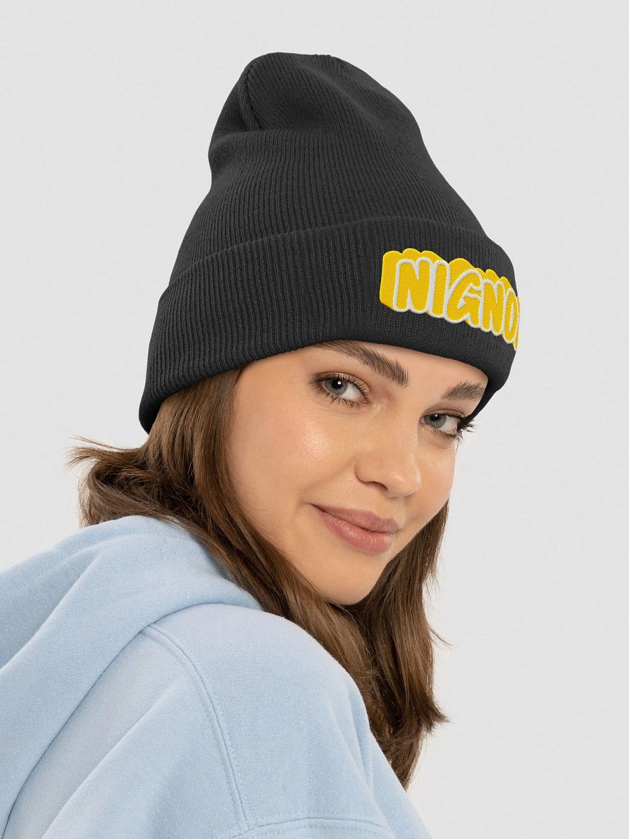 YELLOW NigNog Beanie product image (4)