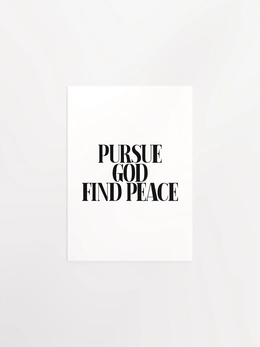 PURSUE GOD FIND PEACE product image (4)