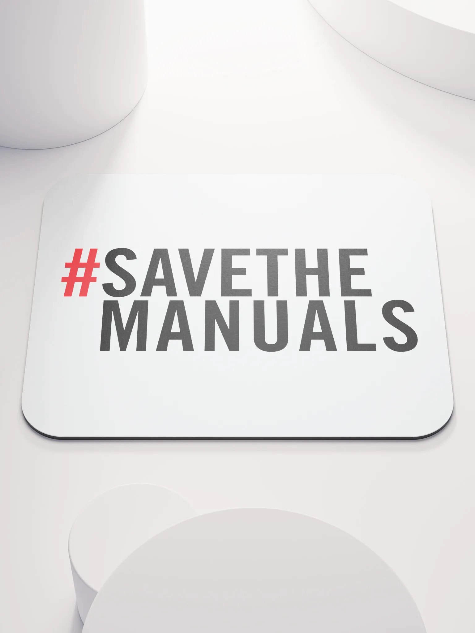 #SAVETHEMANUALS MOUSE PAD product image (1)