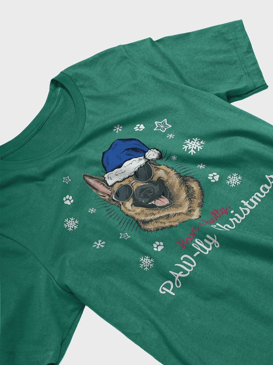 Holly, PAW-lly Christmas German Shepherd T-Shirt product image (20)