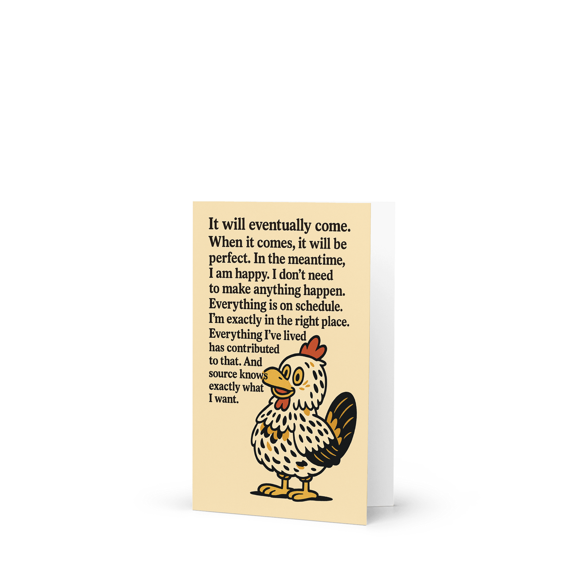 Abrahen Chicks - It Will Eventually Come - Card product image (4)