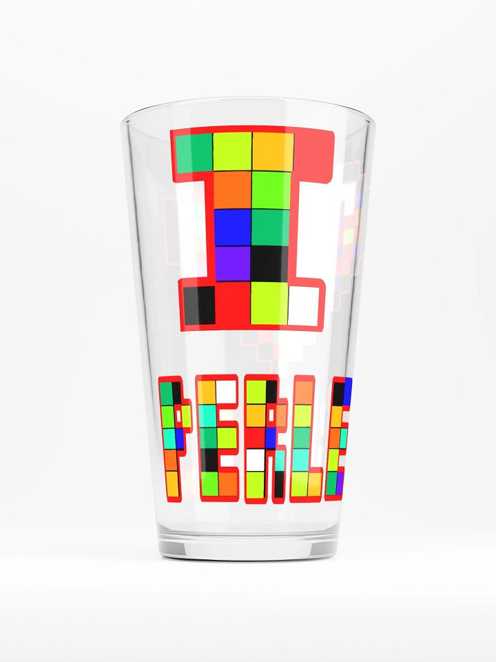 I Heart Perler Bead Glass product image (2)