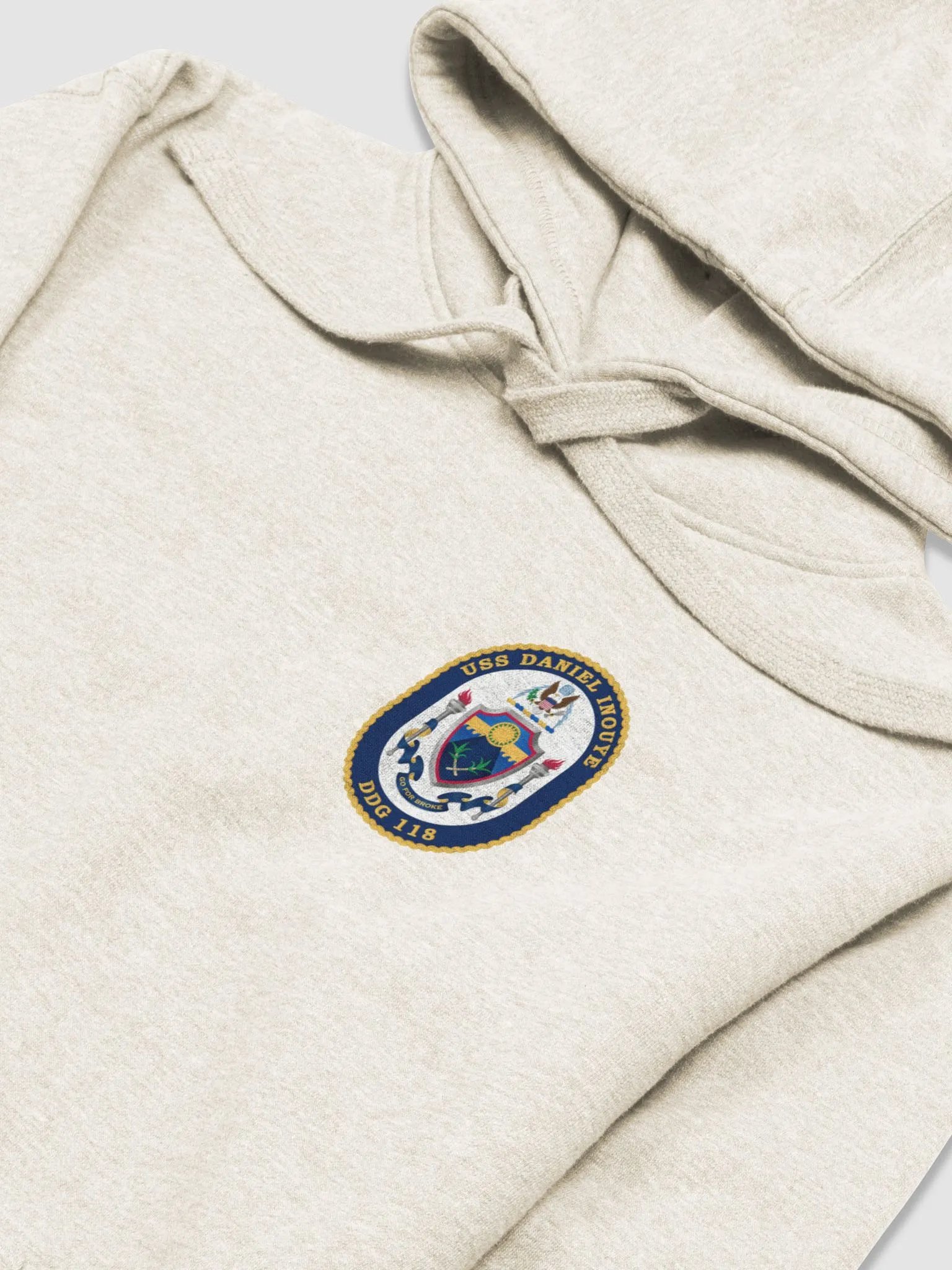 USS Daniel Inouye DDG 118: Hooded Sweatshirt product image (25)