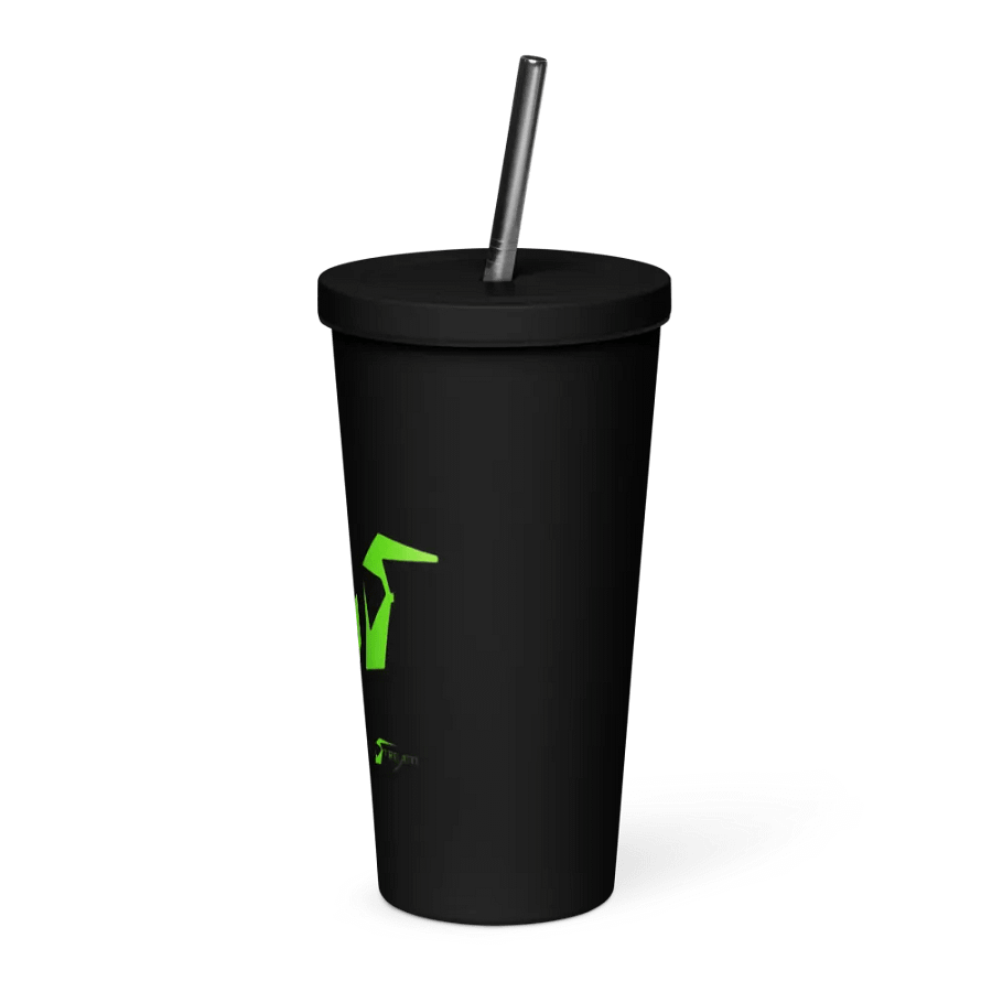 Isolierbecher mit Strohhalm product image (3)