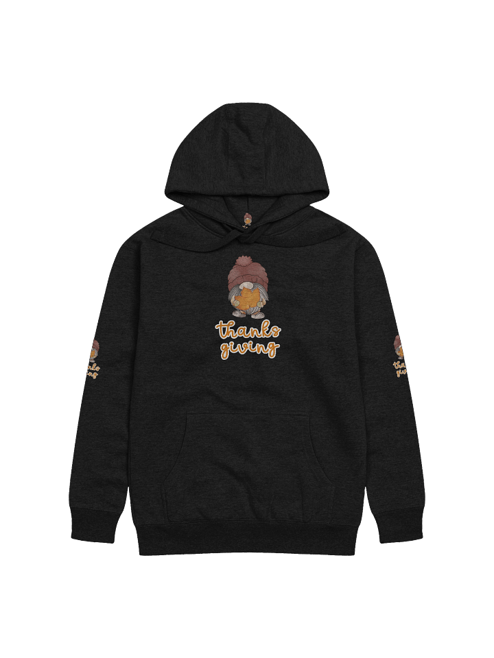 Thanksgiving Gnome Hoodie – Cozy Autumn Leaf Design product image (1)
