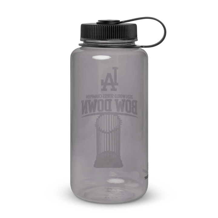 "Bow Down" Dodgers 2024 World Series Champion 32 oz Wide Mouth Water Bottle | MLB Home Locker product image (2)