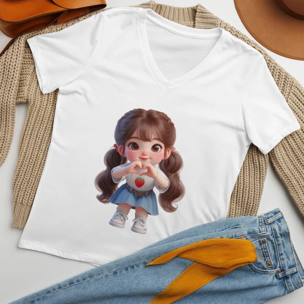 Bella+Canvas Women's Relaxed V-Neck T-Shirt product image (7)