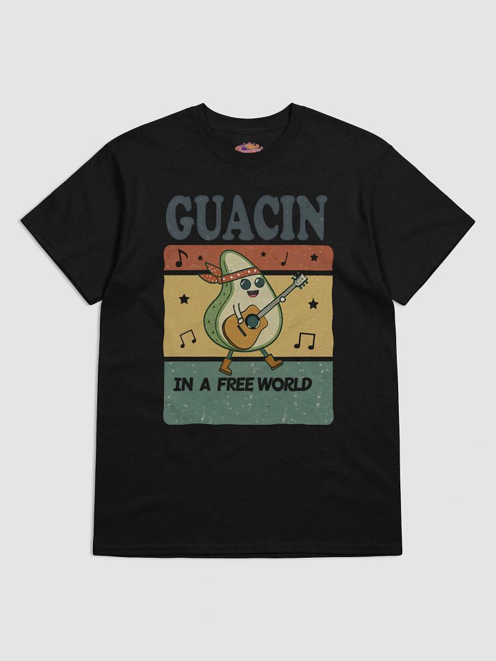 Guacin in a Free World Avocado Guitarist T-Shirt product image (1)