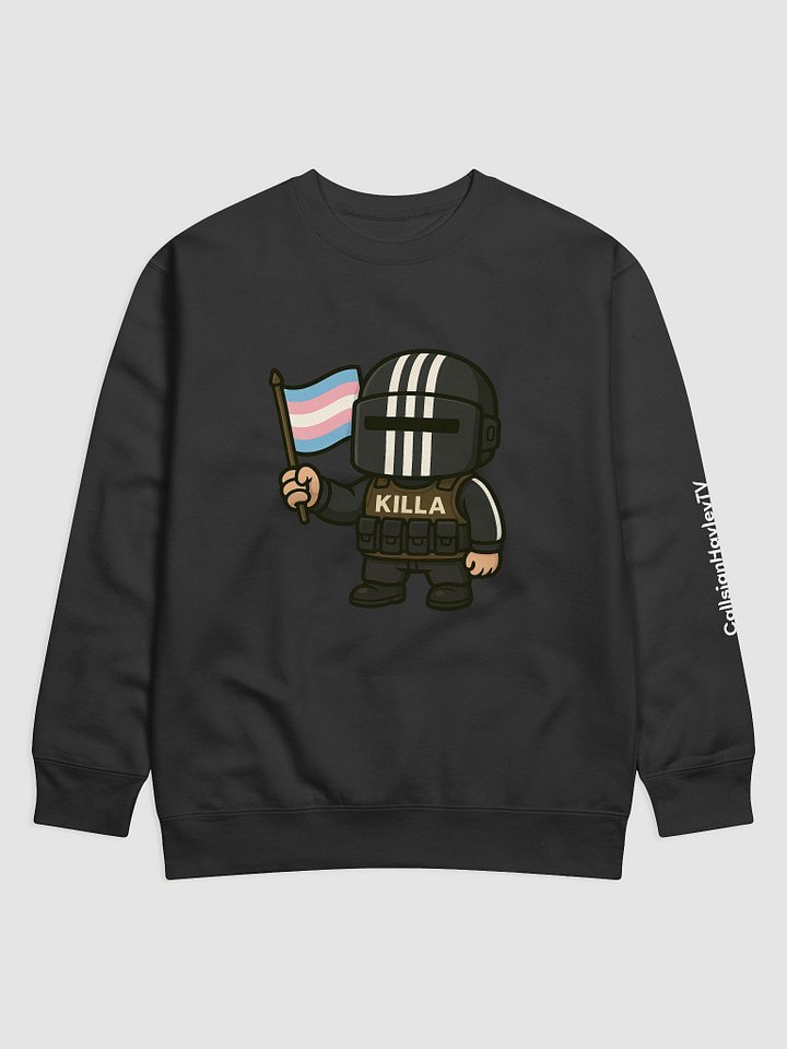 Raid With Pride – Trans Edition Sweatshirt (Black) product image (1)