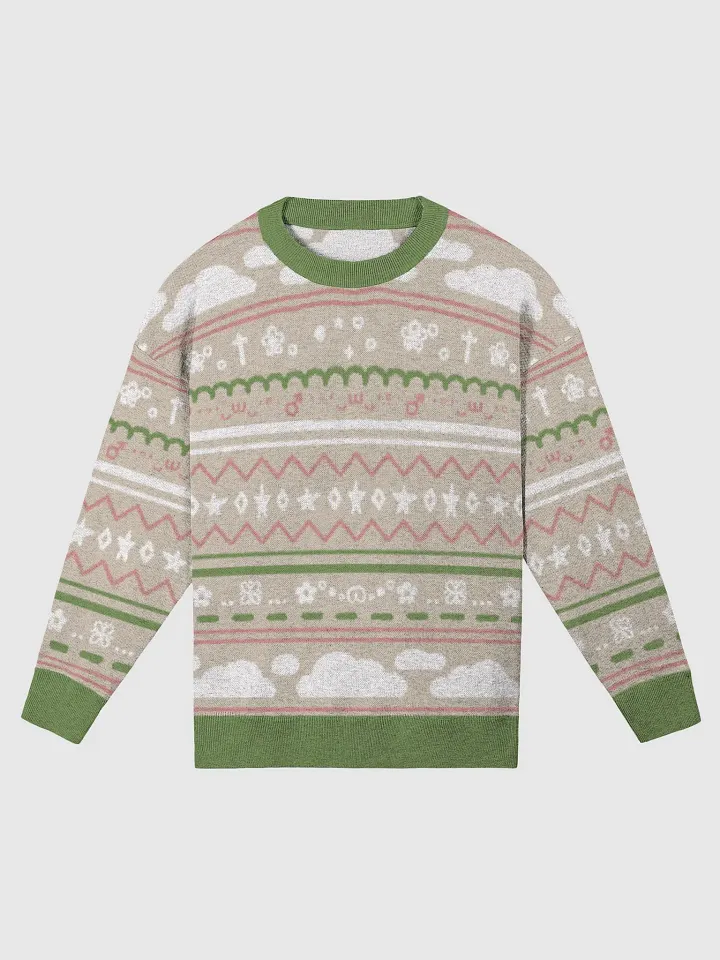 Cloudy Christmas Sweater - Beige product image (3)