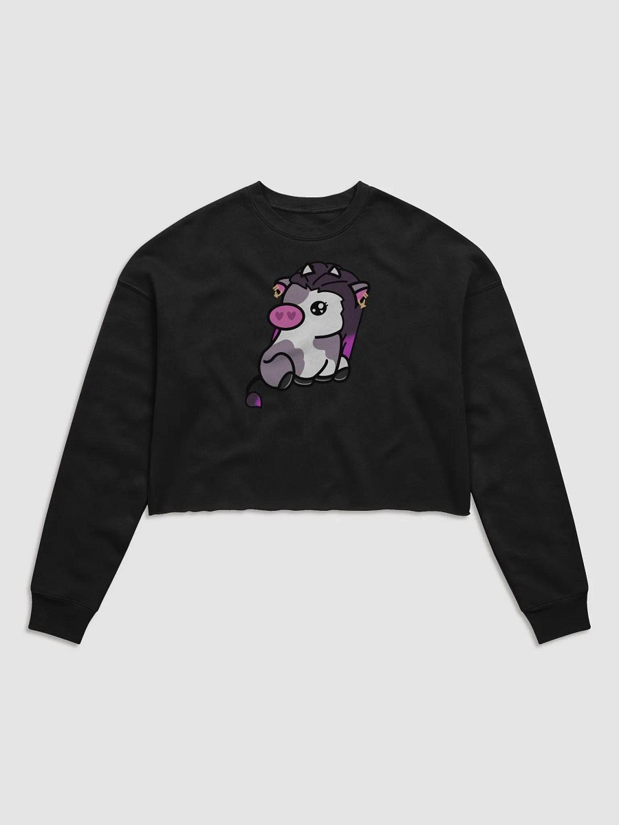 Reyna Cow (Front Only) Crewneck Crop Top product image (1)