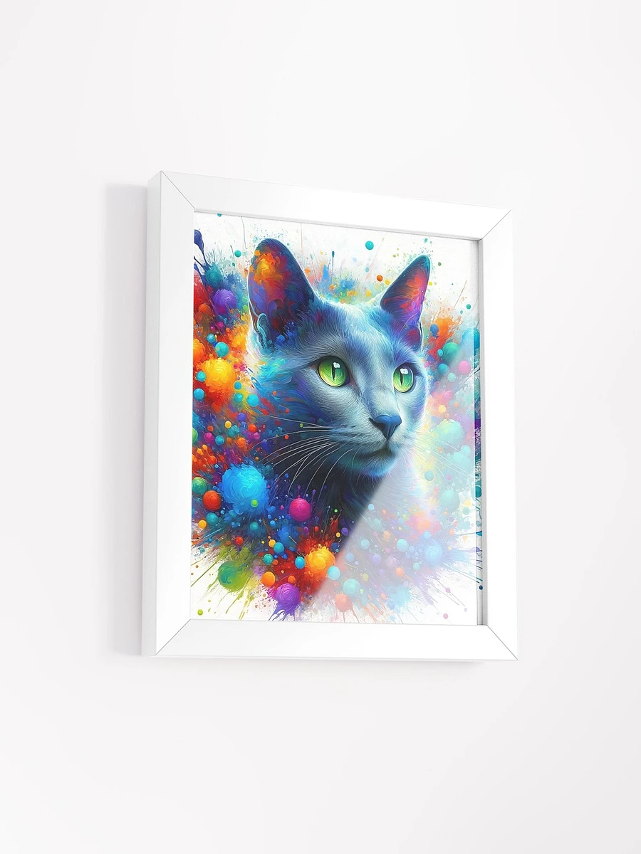 Framed High-Quality Matte Poster (in): Russian Blue 3 product image (98)